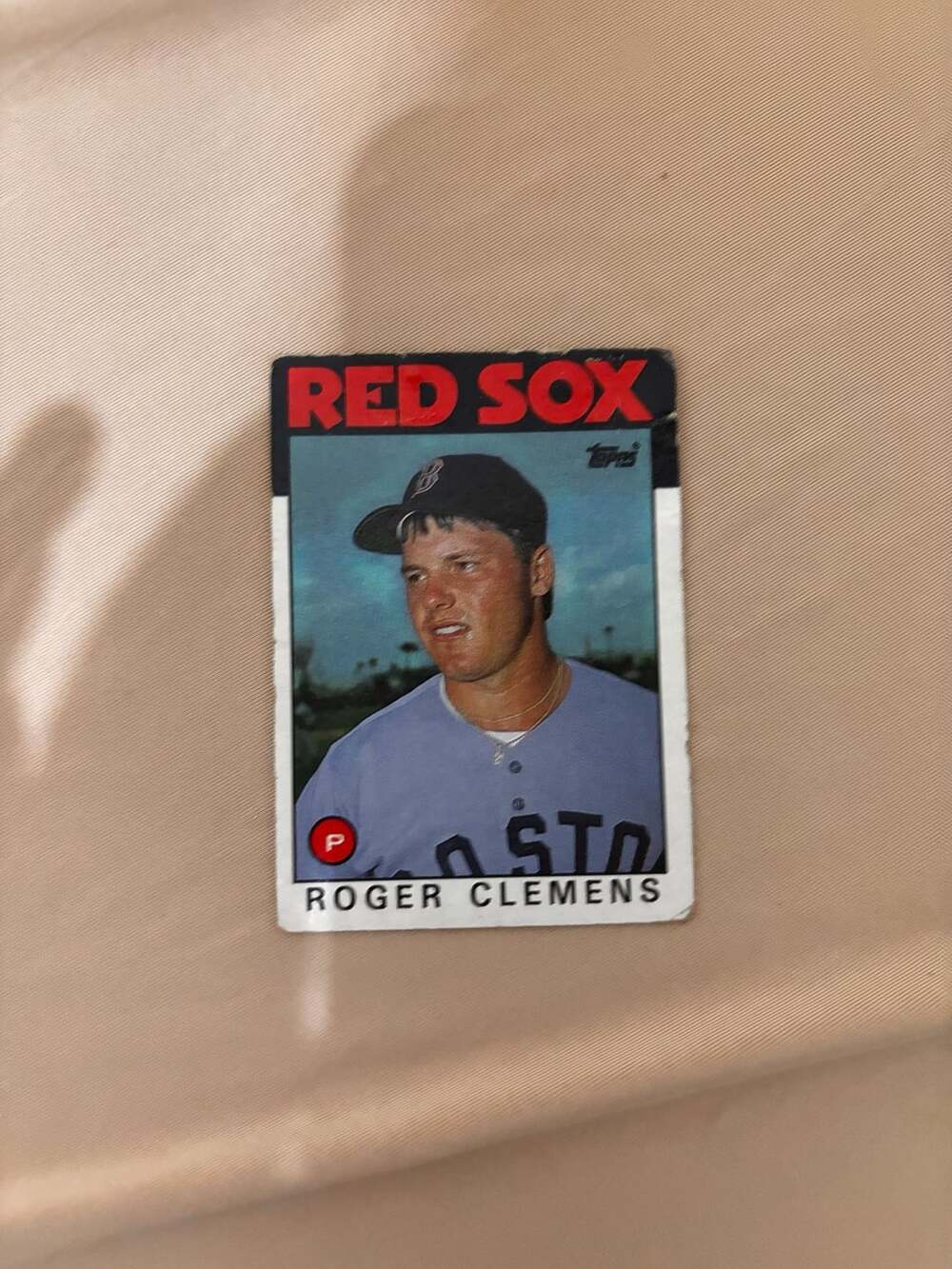 Topps 1986 Roger Clemens Baseball Card #661 Boston Red Sox